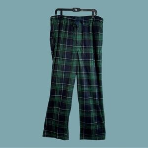 Fruit of the Loom Men’s Plaid Sleepwear Drawstring Pants Size L